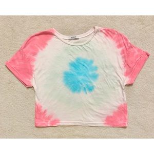 Zara Tie Dye Crop Top